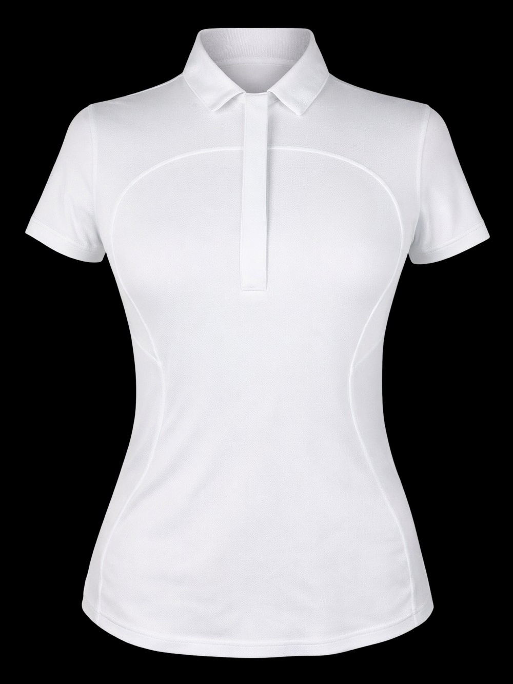 Lululemon Athletica White Short-Sleeve Polo Shirt Size 8